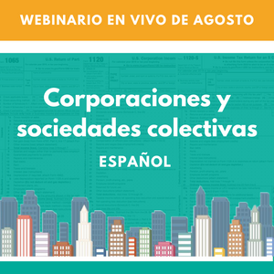 Nivel I: Agosto corporaciones y sociedades colectivas presenciales webinario