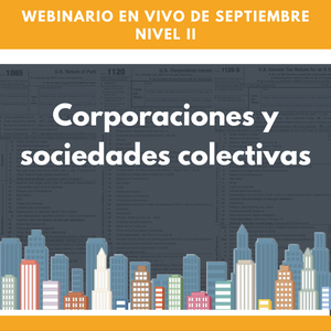 Nivel II: Septiembre corporaciones y sociedades colectivas presenciales webinario
