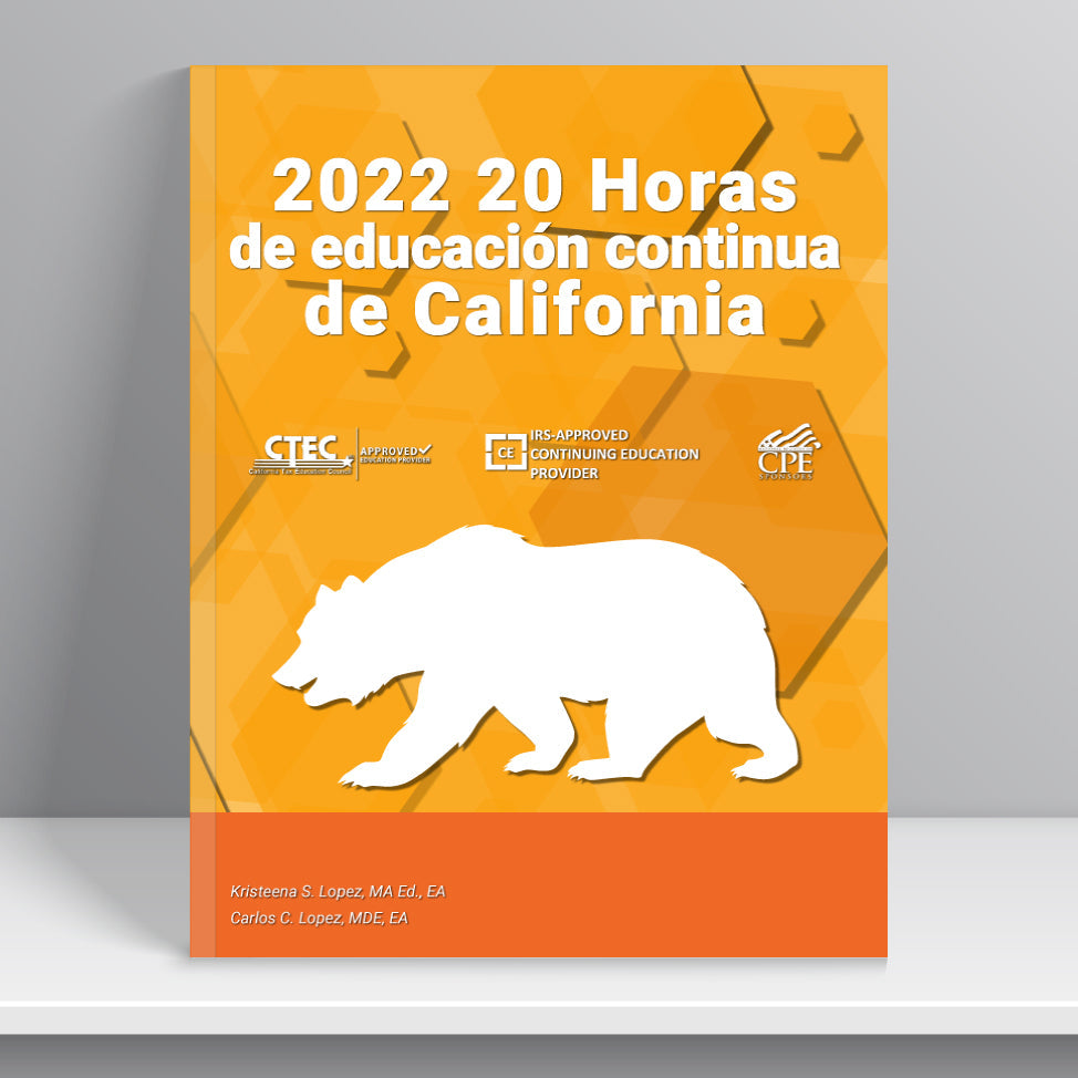 20 Horas de educación continua de California